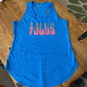 BCG blue workout tank top.